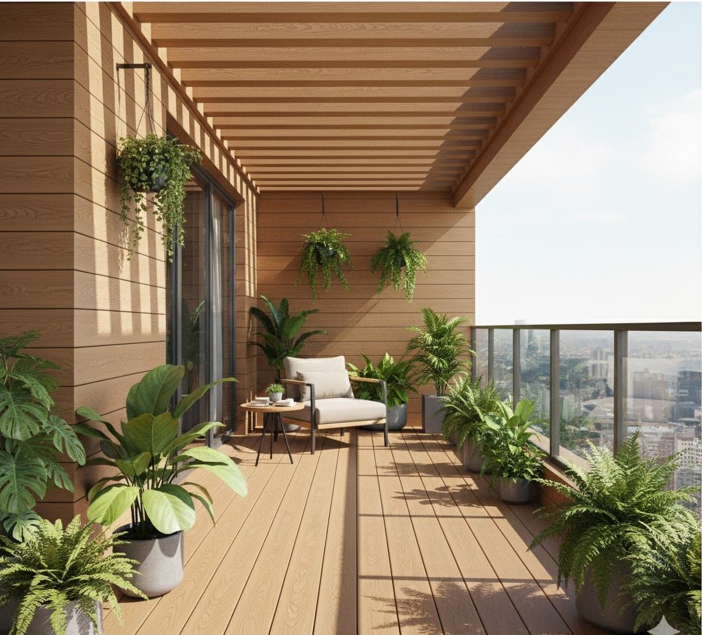 Gỗ nhựa ngoài trời WPC Thuận Đức Green